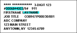 Address Label